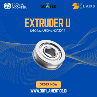 ZKLabs 3D Printer Extruder U Groove Ball Bearing U604zz U604z 4X13X14